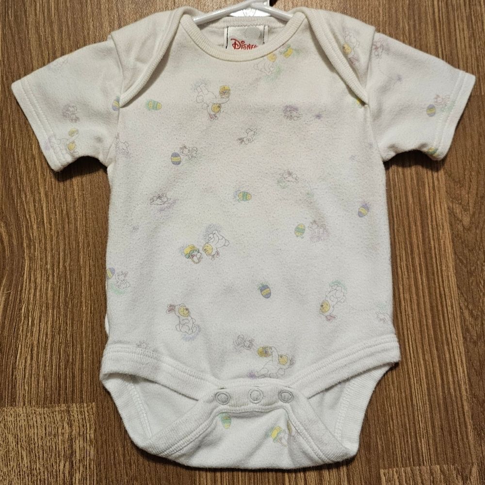 Vintage Winnie The Pooh Easter Bodysuit Size 3 Months